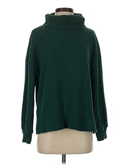 Pre-owned Gap Turtleneck Sweater In Green