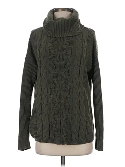Pre-owned Gap Turtleneck Sweater In Green