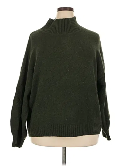 Pre-owned Gap Turtleneck Sweater In Green