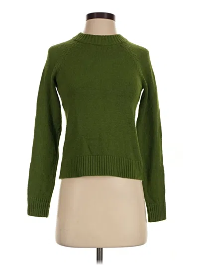Pre-owned Gap Turtleneck Sweater In Green