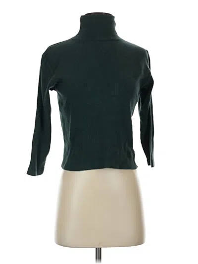 Pre-owned Gap Turtleneck Sweater In Green