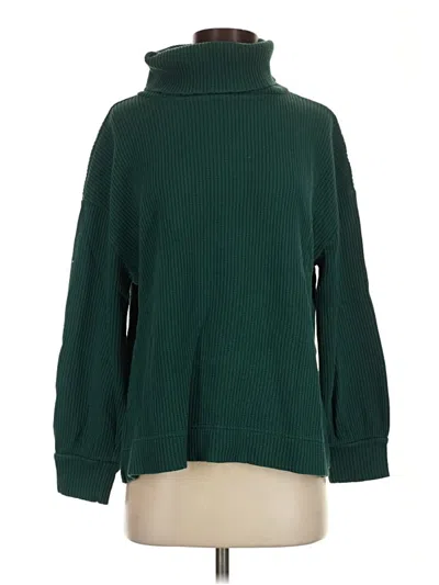 Pre-owned Gap Turtleneck Sweater In Green