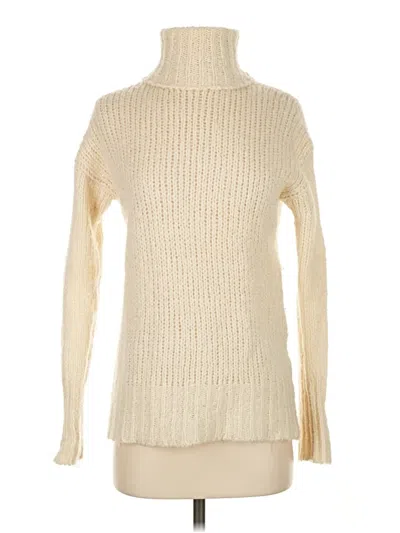 Pre-owned Gap Turtleneck Sweater In Ivory