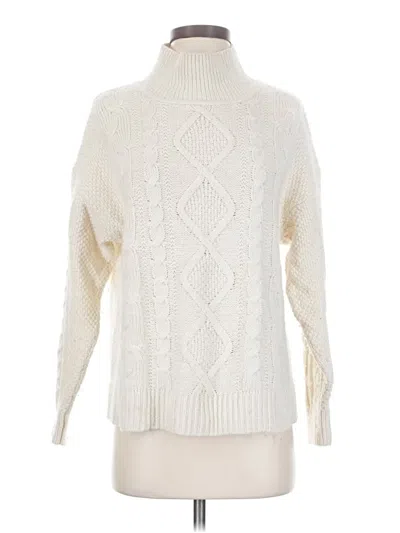 Pre-owned Gap Turtleneck Sweater In Ivory