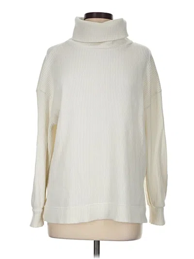 Pre-owned Gap Turtleneck Sweater In Ivory