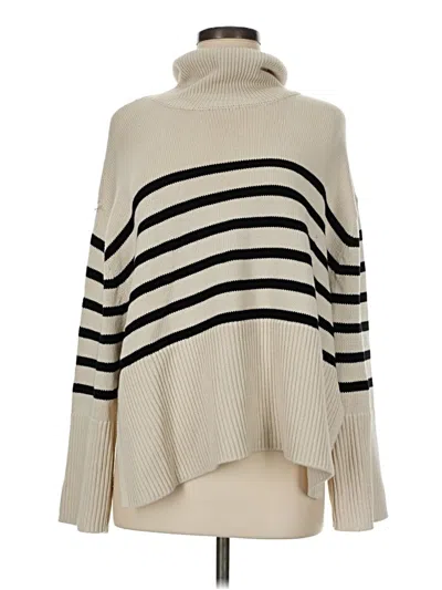 Pre-owned Gap Turtleneck Sweater In Ivory