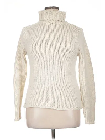 Pre-owned Gap Turtleneck Sweater In Ivory