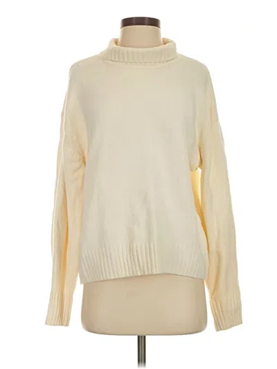 Pre-owned Gap Turtleneck Sweater In Ivory