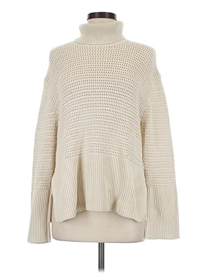 Pre-owned Gap Turtleneck Sweater In Ivory