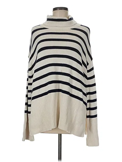 Pre-owned Gap Turtleneck Sweater In Ivory