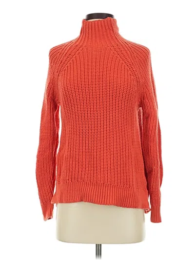 Pre-owned Gap Turtleneck Sweater In Orange