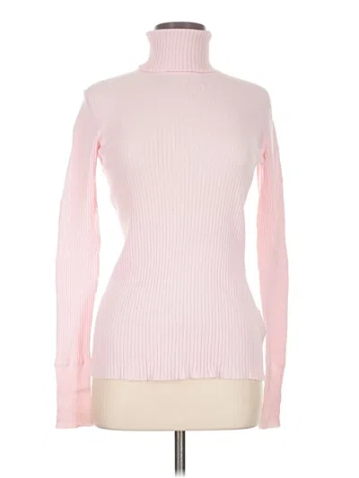 Pre-owned Gap Turtleneck Sweater In Pink
