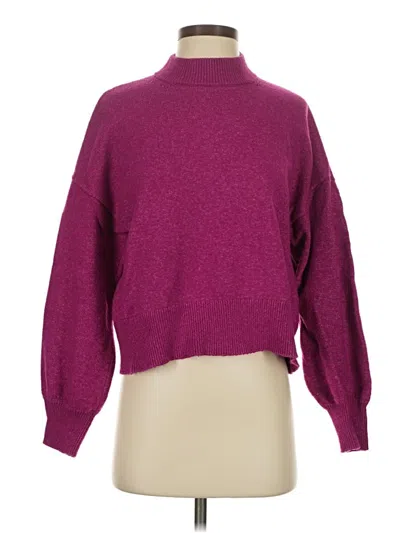Pre-owned Gap Turtleneck Sweater In Purple