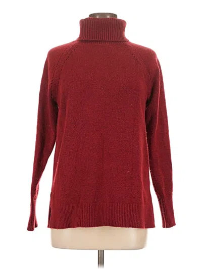 Pre-owned Gap Turtleneck Sweater In Red