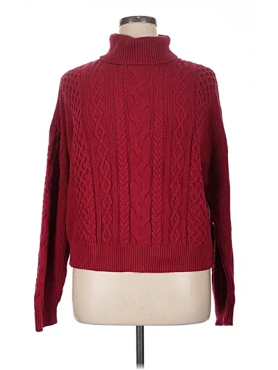 Pre-owned Gap Turtleneck Sweater In Red