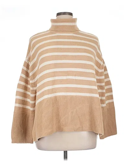 Pre-owned Gap Turtleneck Sweater In Tan