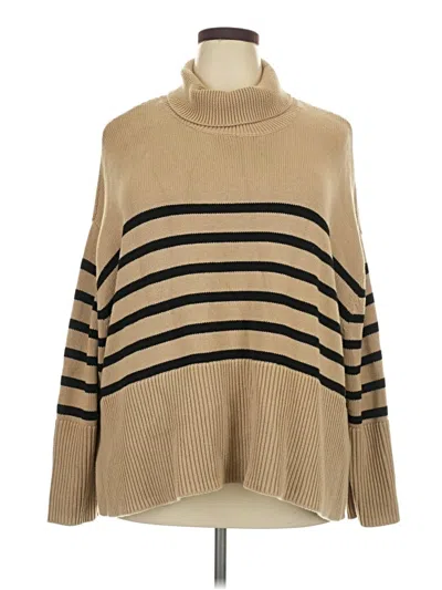Pre-owned Gap Turtleneck Sweater In Tan
