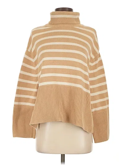 Pre-owned Gap Turtleneck Sweater In Tan