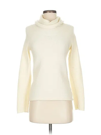 Pre-owned Gap Turtleneck Sweater In White