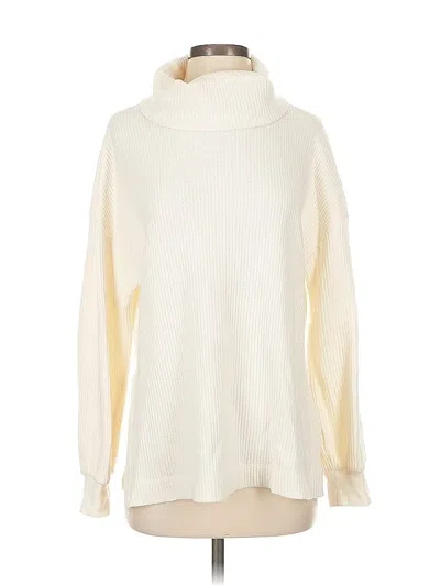 Pre-owned Gap Turtleneck Sweater In White