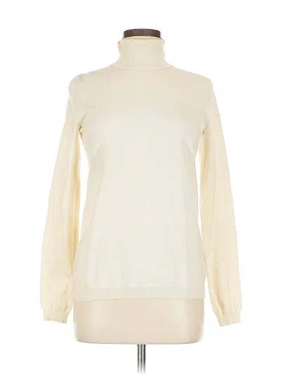 Pre-owned Gap Turtleneck Sweater In White