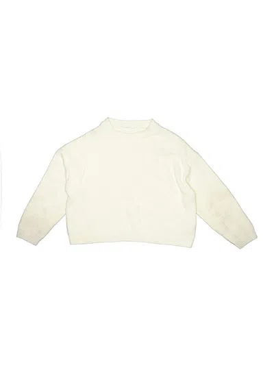 Pre-owned Gap Kids' Turtleneck Sweater In White