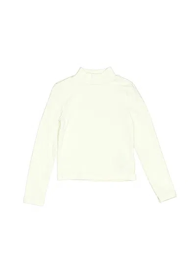 Pre-owned Gap Kids' Turtleneck Sweater In White