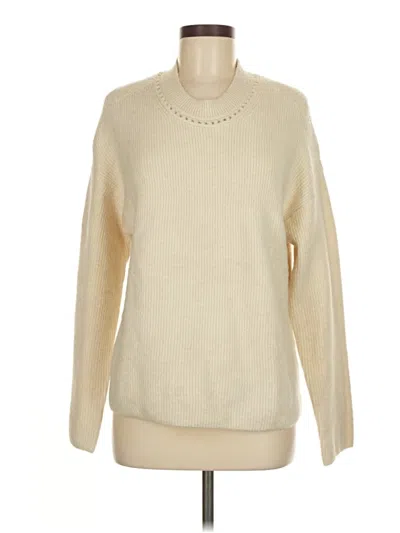 Pre-owned Gap Turtleneck Sweater In White