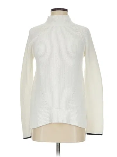 Pre-owned Gap Turtleneck Sweater In White