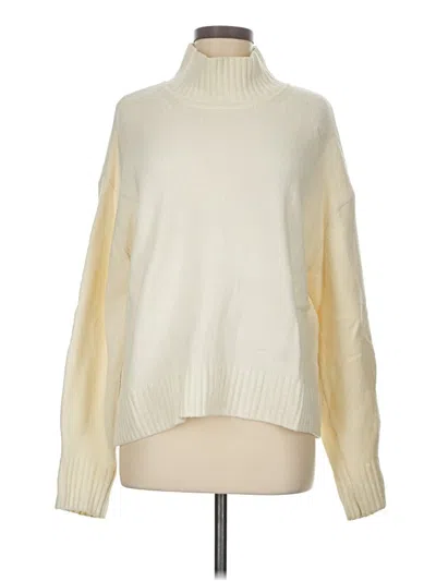 Pre-owned Gap Turtleneck Sweater In White