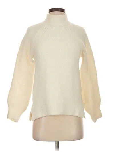 Pre-owned Gap Turtleneck Sweater In White