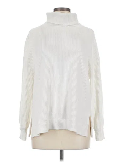 Pre-owned Gap Turtleneck Sweater In White