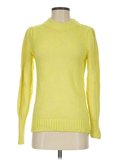 Pre-owned Gap Turtleneck Sweater In Yellow