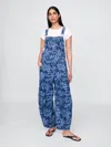 Gap Ultrasoft Denim Horseshoe Overalls