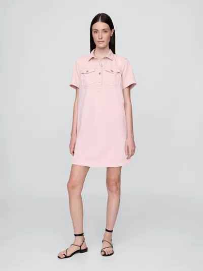Gap Ultrasoft Denim Popover Mini Dress