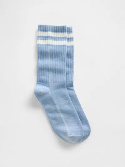 Gap Varsity Crew Socks In Blue