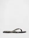 GAP VEGAN LEATHER FLIP FLOP SANDALS