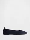 Gap Vegan Suede Ballet Flats In Blue