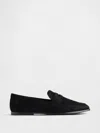 Gap Vegan Suede Loafers In Black