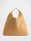 Gap Vegan Suede Slouchy Tote Bag