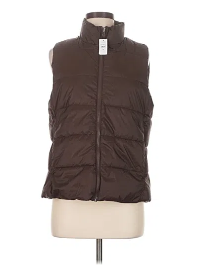 Pre-owned Gap Vest In Brown