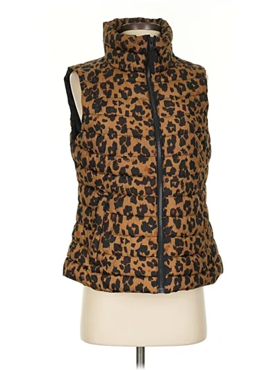 Pre-owned Gap Vest In Brown