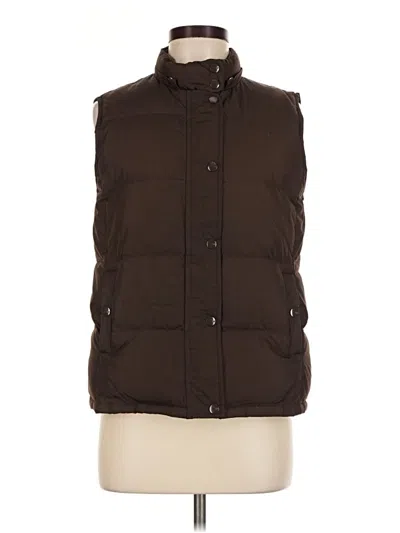 Pre-owned Gap Vest In Brown