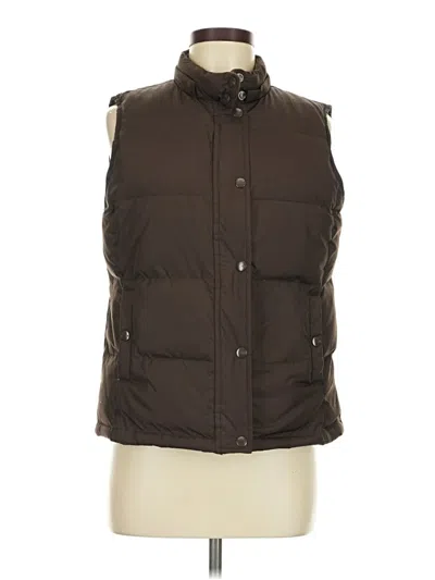 Pre-owned Gap Vest In Brown