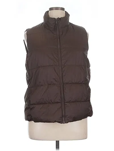 Pre-owned Gap Vest In Brown