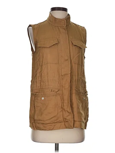 Pre-owned Gap Vest In Brown