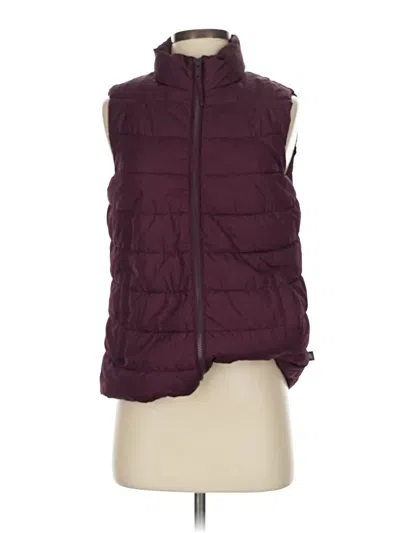 Pre-owned Gap Vest In Burgundy