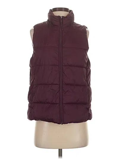 Pre-owned Gap Vest In Burgundy