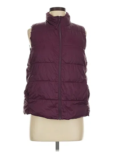 Pre-owned Gap Vest In Burgundy