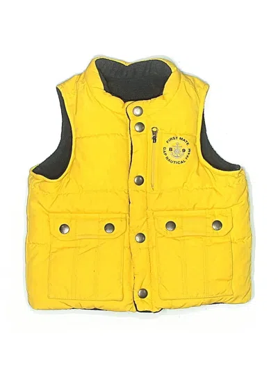 Pre-owned Gap Kids' Vest In Yellow